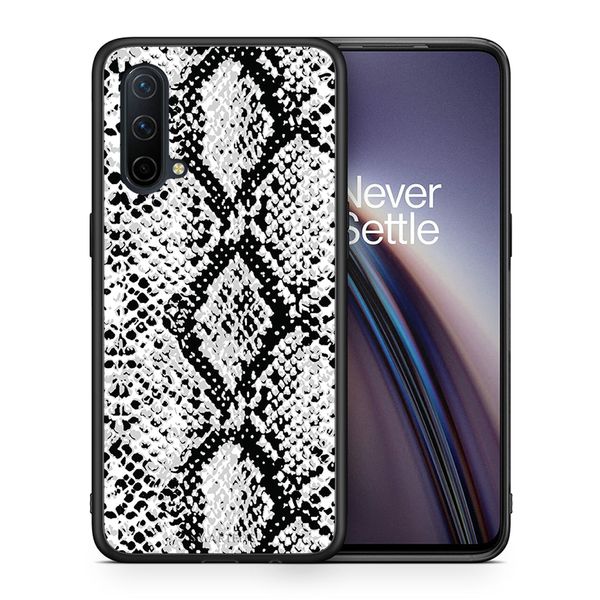 Smartfits Smartfits Animal White Snake - OnePlus Nord CE 5G θήκη Θήκη Κινητού