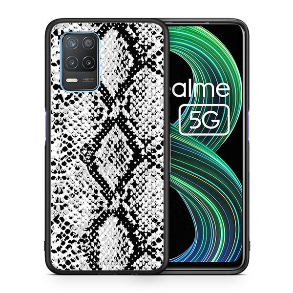 Smartfits Smartfits Animal White Snake - Realme 8 5G θήκη Θήκη Κινητού