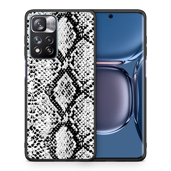 Smartfits Smartfits Animal White Snake - Xiaomi Redmi Note 11 Pro+ θήκη Θήκη Κινητού