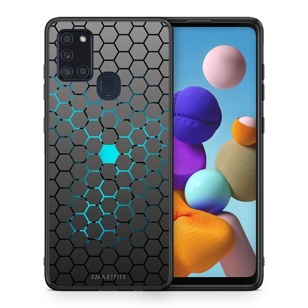 Smartfits Geometric Hexagonal - Samsung A21s θήκη Θήκη Κινητού