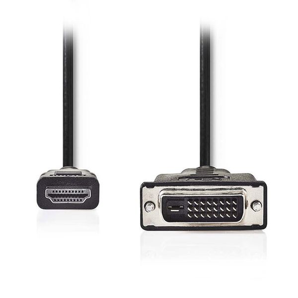 Nedis CCGP34800BK30 HDMI - DVI Cable, HDMI Connector - DVI-D 24+1-Pin Male, 3.0m Black Καλώδιο