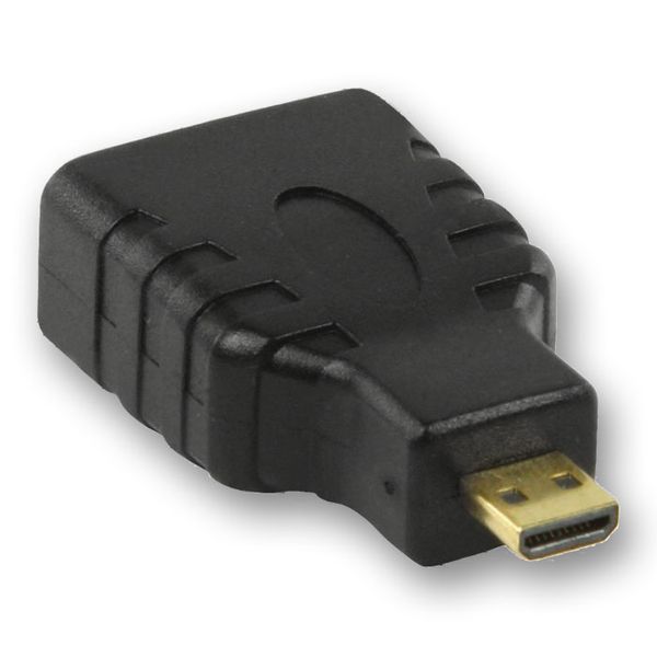 Nedis CVGP34907BK HDMI Adapter, HDMI Micro Connector - HDMI Female, Black Αντάπτορας