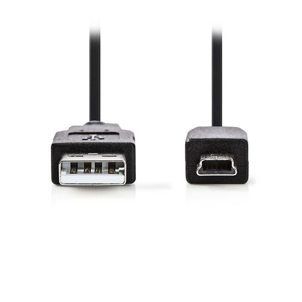 Nedis CCGP60300BK20 USB 2.0 Cable A Male - Mini 5-pin Male, 2.0 m Black Καλώδιο
