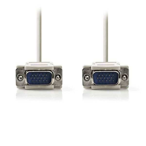 Nedis CCGP59001IV20 VGA Cable VGA Male - VGA Male 2.0m Ivory Καλώδιο