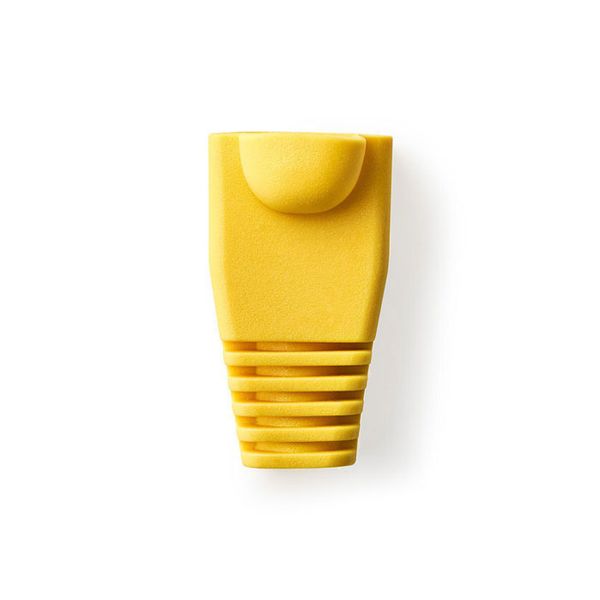 Nedis CCGP89900YE Yellow Strain Relief Boot For RJ45 Network Connectors-10 pieces Κάλυμμα βύσματος