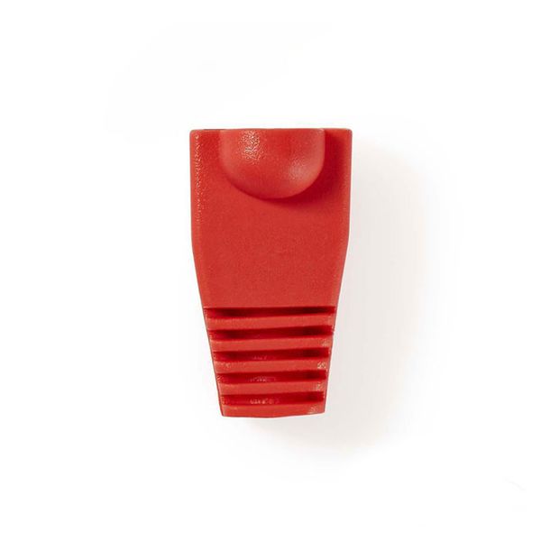 Nedis CCGP89900RD Red Strain Relief Boot For RJ45 Network Connectors-10 pieces Κάλυμμα βύσματος
