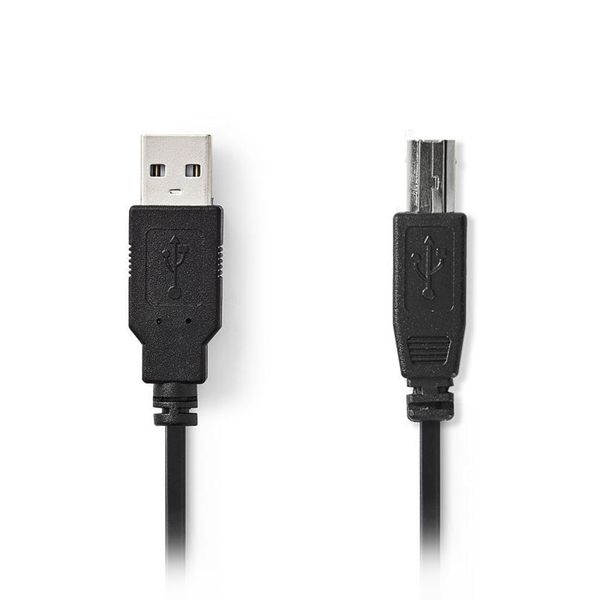 Nedis CCGT60100BK30 USB 2.0 Cable A Male – USB-B Male 3.0 m Black Καλώδιο