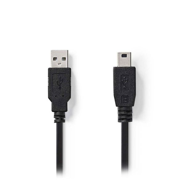 Nedis CCGT60300BK20 USB 2.0 Cable A Male - Mini 5-Pin Male 2.0 m Black Καλώδιο