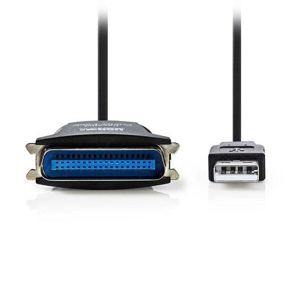 Nedis CCGP60880BK20 USB Printer Cable USB A Male - Centronics 36-pin Male 2.0m Black Καλώδιο