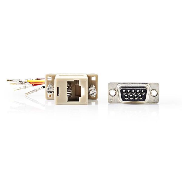 Nedis CCGP52820IV D-Sub Adapter D-Sub 9-Pin Female - RJ45 (8P8C) Female Ivory Αντάπτορας