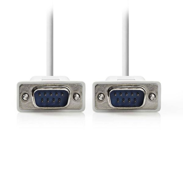 Nedis CCGP52000IV20 Serial Cable D-Sub 9-pin Male - D-Sub 9-pin Male 2.0 m Ivory Καλώδιο