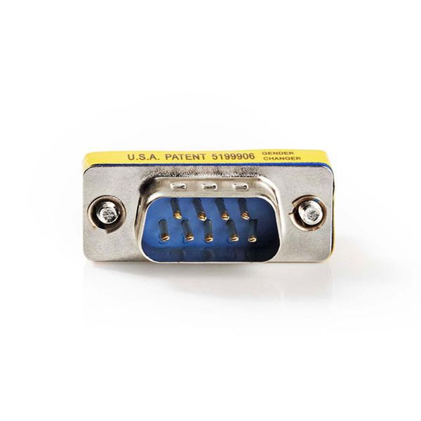 Nedis CCGP52811ME D-Sub Coupler D-Sub 9-Pin Male - D-Sub 9-Pin Male Metal Αντάπτορας