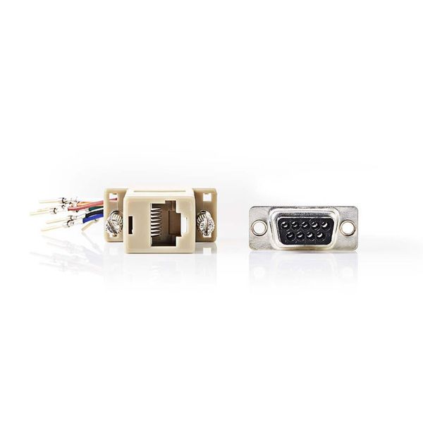 Nedis CCGP52821IV D-Sub Adapter D-Sub 9-Pin Male - RJ45 (8P8C) Female Ivory Αντάπτορας