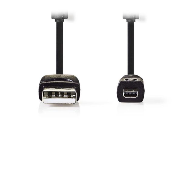 Nedis CCGP60810BK20 Camera Data Cable USB A Male - UC-E6 8-pin Male 2.0 m Black Καλώδιο