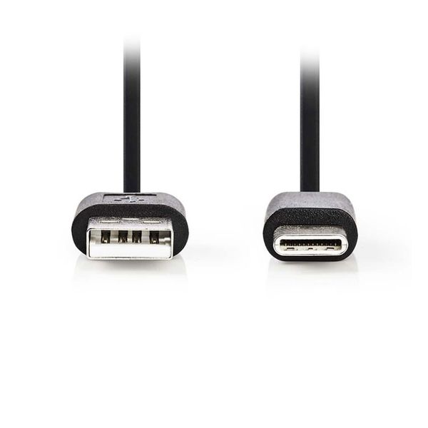 Nedis CCGP60600BK10 USB 2.0 Cable Type-C Male - A Male 1.0 m Black Καλώδιο