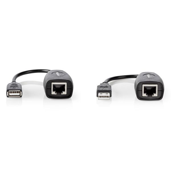 Nedis CCGP60EXTBK500 USB 2.0 Active Extension Cable A Male - A Female 50 m Black Καλώδιο