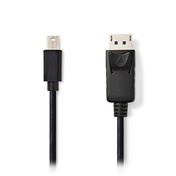 Nedis Nedis CCGT37400BK20 Mini-DisplayPort - DisplayPort Cable Mini DisplayPort Male DisplayPort Male 2m Καλώδιο