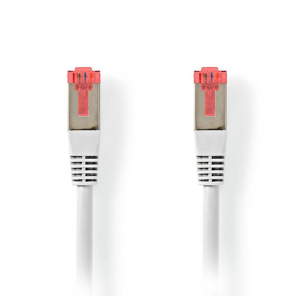 Nedis CCGT85221WT10 Network Cable CAT6 S/FTP RJ45 Male RJ45 Male 1.0 m White Καλώδιο