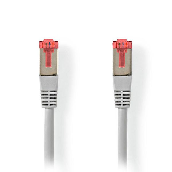 Nedis CCGT85221GY300 CAT6 Cable RJ45 RJ45 S/FTP 30.0 m Round PVC Grey Tag Καλώδιο