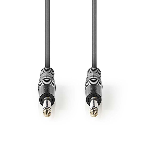 Nedis COTH23000GY15 Mono Audio Cable 6.35 mm Male 6.35 mm Male Nickel Plated 1.50m PVC Καλώδιο