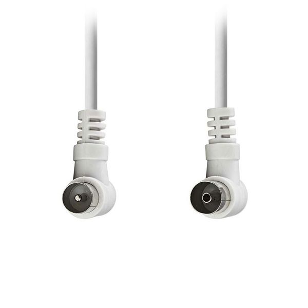 Nedis CSGP40100WT30 Coax Cable 90dB IEC (Coax) Male Angled - IEC (Coax) Female Angled 3.0 m White Καλώδιο