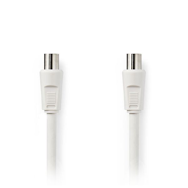 Nedis CSGT40000WT50 Coax Cable IEC (Coax) Male IEC (Coax) Female 5.0 m White Καλώδιο