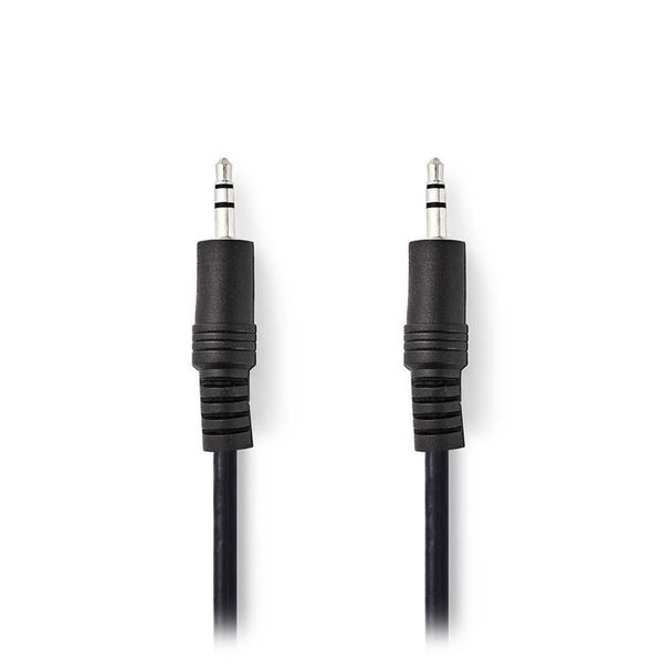 Nedis CAGT22000BK05 Stereo Audio Cable 3.5 mm Male 3.5 mm Male 0.5 m Black Καλώδιο