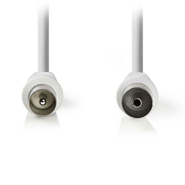 Nedis CSGP40000WT50 Coax Cable 90dB IEC (Coax) Male - IEC (Coax) Female 5.0 m White Καλώδιο
