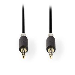 Nedis CABW22000AT10 Stereo Audio Cable 3.5 mm Male - 3.5 mm Male 1.0m Anthracite