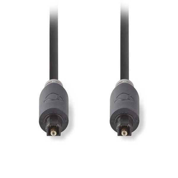 Nedis CABW25000AT10 Optical Audio Cable TosLink Male - TosLink Male 1.0 m Anthracite Καλώδιο Ήχου