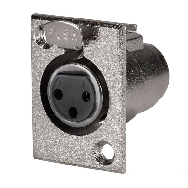 Nedis CAVC15911ME XLR Chassis Mount XLR 3-pin Female 25 pieces Metal Βύσμα