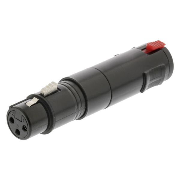 Nedis COTP15944BK XLR Adapter Stereo XLR 3-pin Female-6.3 mm Female Black Αντάπτορας