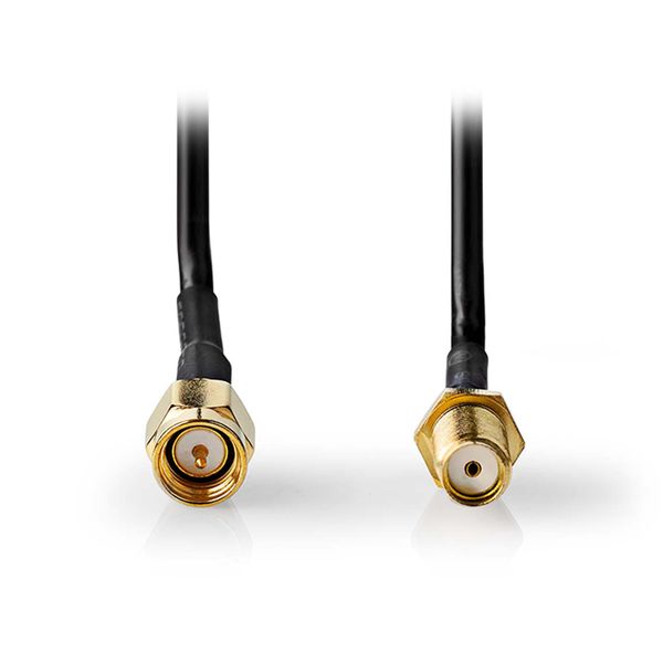 Nedis CSGP02010BK30 Antenna Cable SMA Male - SMA Female 3.0m Black Καλώδιο