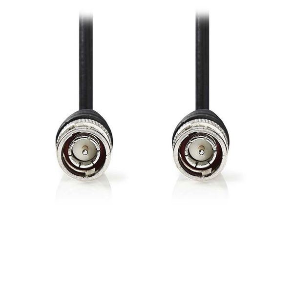 Nedis Nedis CVGP01000BK20 BNC Video Cable BNC Male-BNC Male 2.0m Black Καλώδιο