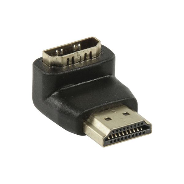 Nedis Nedis CVGP34901BK HDMI Adapter, HDMI Connector - HDMI Female, 90° Angled, Black Αντάπτορας