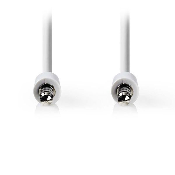 Nedis CAGP22005WT10 Stereo Audio Cable , 3.5 mm Male Slim - 3.5 mm Male Slim, 1.0m, White Καλώδιο Ήχου