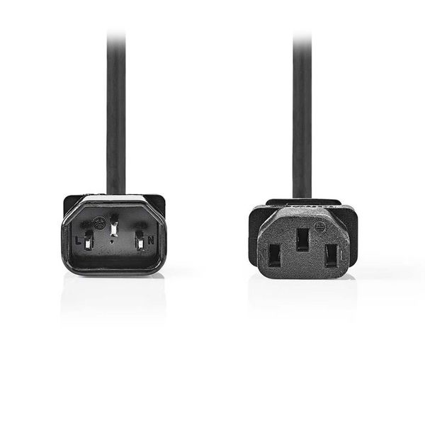 NEDIS CEGL10500BK30 POWER CABLE IEC-320-C14 - IEC-320-C13 3.00M BLACK
