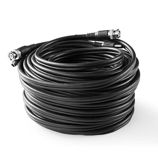Nedis Nedis CCTVCA10BK200 CCTV Security Cable BNC/DC RG59 20m pre-assembled connectors Καλώδιο