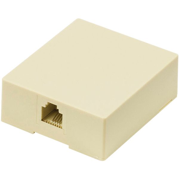 Nedis TCGP90822IV Telecom Wall Box RJ11 female Ivory Αντάπτορας