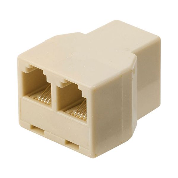 Nedis TCGP90990IV Telecom Splitter RJ11 Female - 2x RJ11 Female Ivory Αντάπτορας