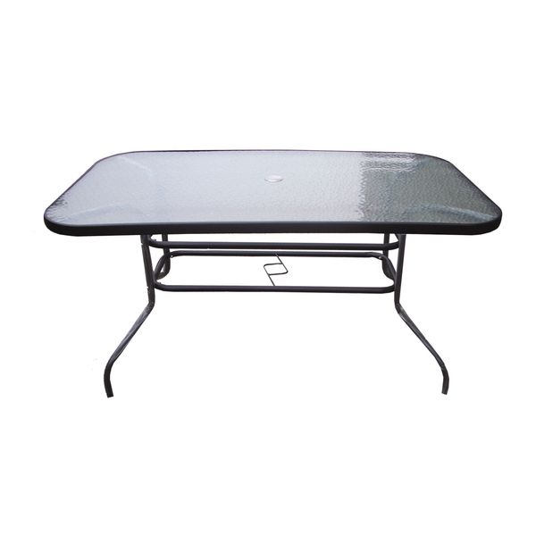 Αλουμινίου Με Τζάμι Τραπέζι