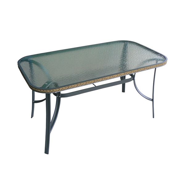 Αλουμινίου Με Κοτσίδα Rattan Τραπέζι