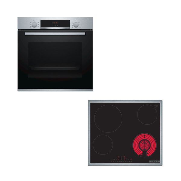 Bosch Bosch HBA513BS00 & PKF645FB2E Set Εντοιχισμού