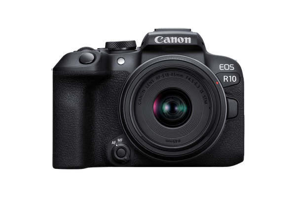 Canon EOS R10 & Προσαρμογέας EF-EOS R & Φακός RF-S 18-45mm