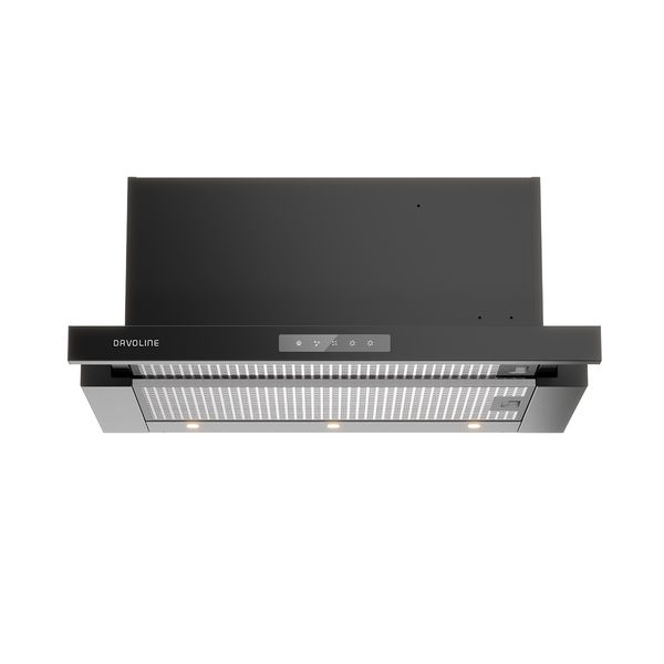 Davoline IOS PRO 060 Black Απορροφητήρας Συρόμενος