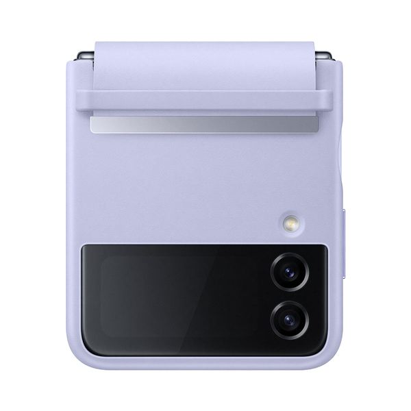 Samsung Galaxy Flip 4 Flap Leather Cover Purple Θήκη