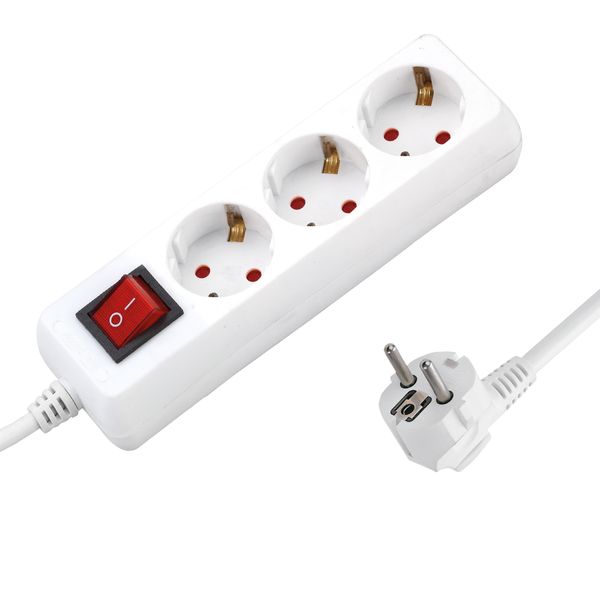 Eurolamp Τριών θέσεων Πολύπριζο