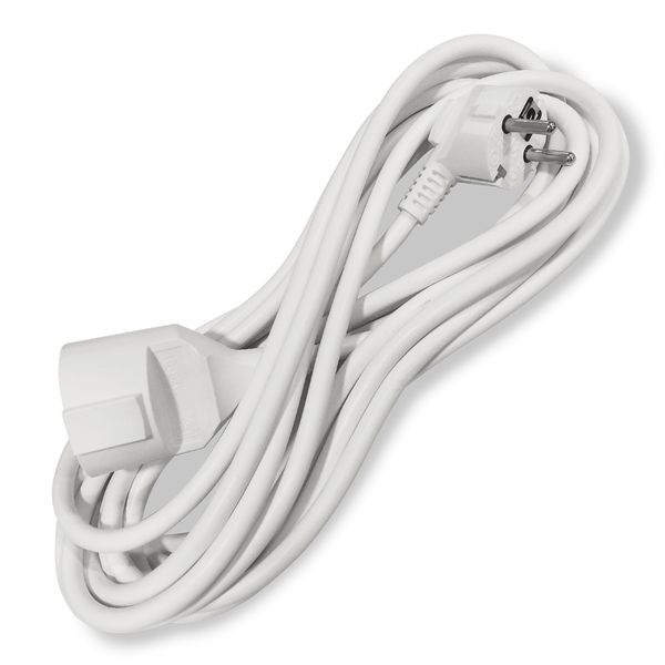 Eurolamp Προέκταση 7m Λευκή Αντάπτορας