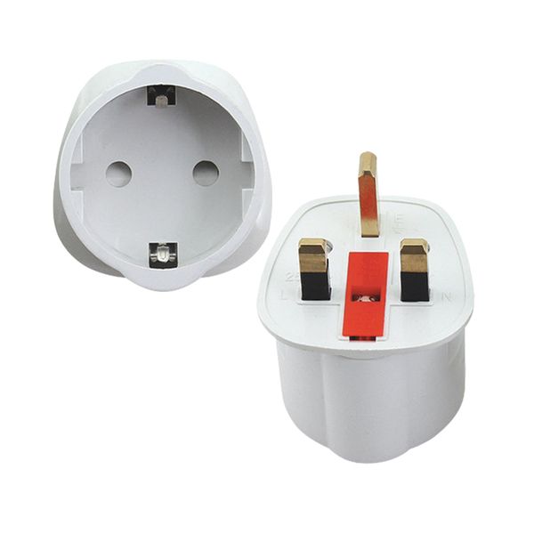 Eurolamp Αγγλίας 13Α λευκός Αντάπτορας