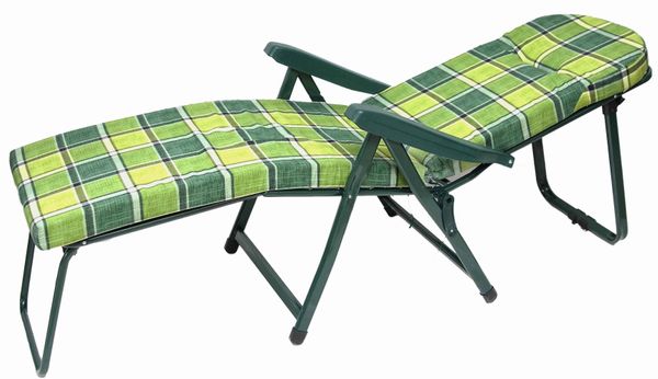 Velco Μεταλλική με Μπράτσα Πολλών Θέσεων Πολυθρόνα